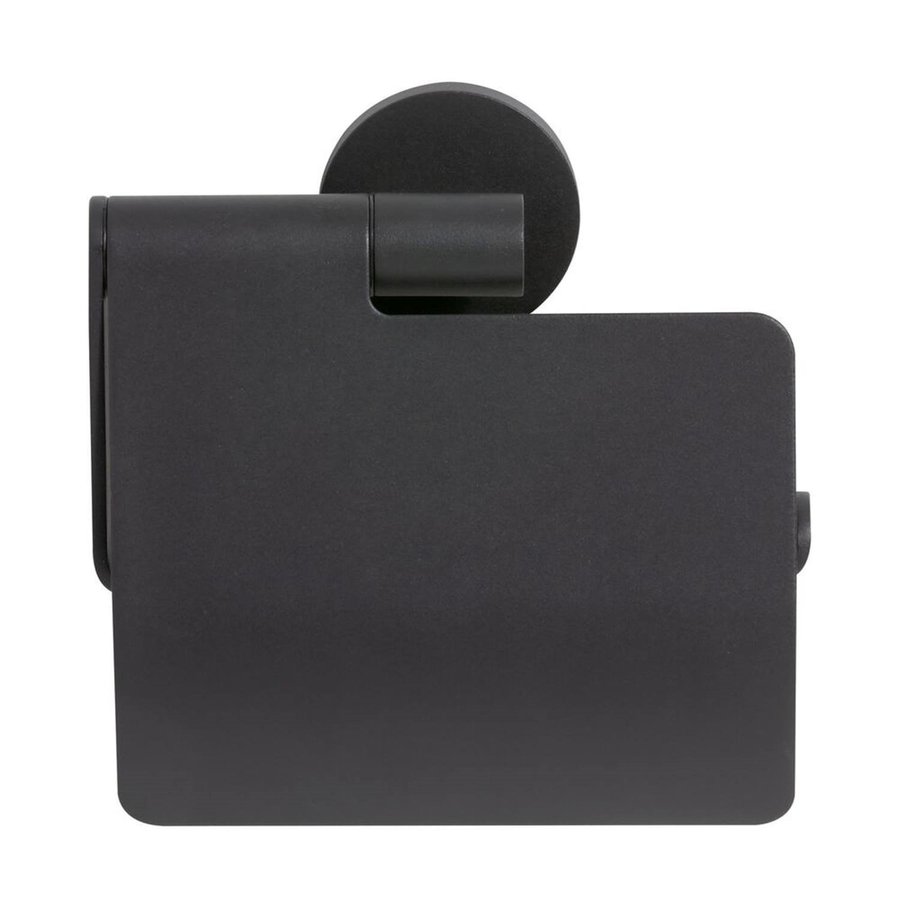 Tiger Noon Toiletrolhouder Met Klep Mat Zwart