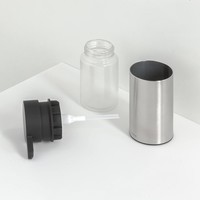 Tiger Noon Zeepdispenser Vrijstaand RVS Geborsteld 13x8x5.5 cm