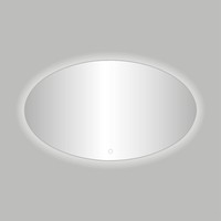 Badkamerspiegel Best Design Divo-80 LED Verlichting 80x60 cm Ovaal