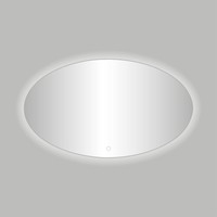 Badkamerspiegel Best Design Divo-80 LED Verlichting 80x60 cm Ovaal