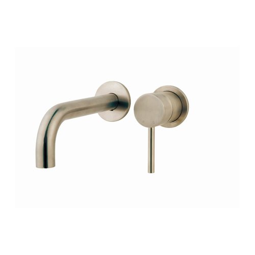 Afbouwdeel Inbouw Wastafelkraan Wiesbaden Caral Twenty Mengkraan RVS Look (exclusief inbouwdeel) PVD Coating 