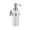 Zeepdispenser Smedbo House Wandmodel Porselein Glas met Chroom