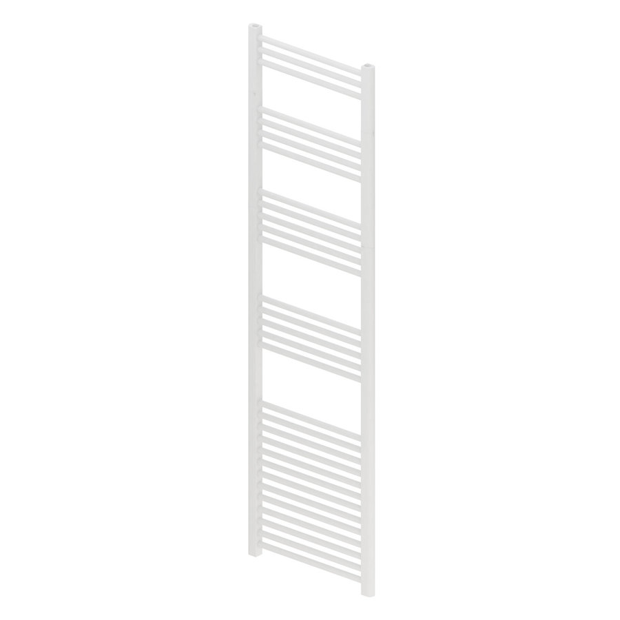 Designradiator Boss & Wessing Vertico Multirail 180x50 cm Wit Zij-Onderaansluiting
