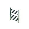 Boss & Wessing Designradiator Boss & Wessing Vertico Multirail 36x40 cm Chroom Zij-Onderaansluiting