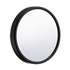 Smedbo Make Up Spiegel Smedbo Outline Lite voorzien van Zuignap ABS/ Spiegelglas diameter 90mm Zwart