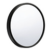 Smedbo Make Up Spiegel Smedbo Outline Lite voorzien van Zuignap ABS/ Spiegelglas Diameter 13 cm Zwart