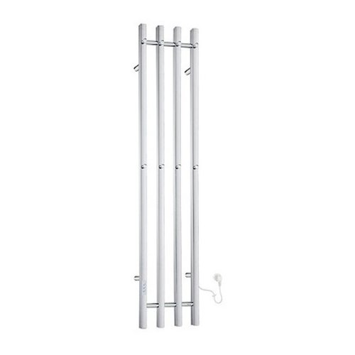 Elektrische Handdoekradiator Smedbo Dry Verticaal 30x150 cm 120W RVS Gepolijst 