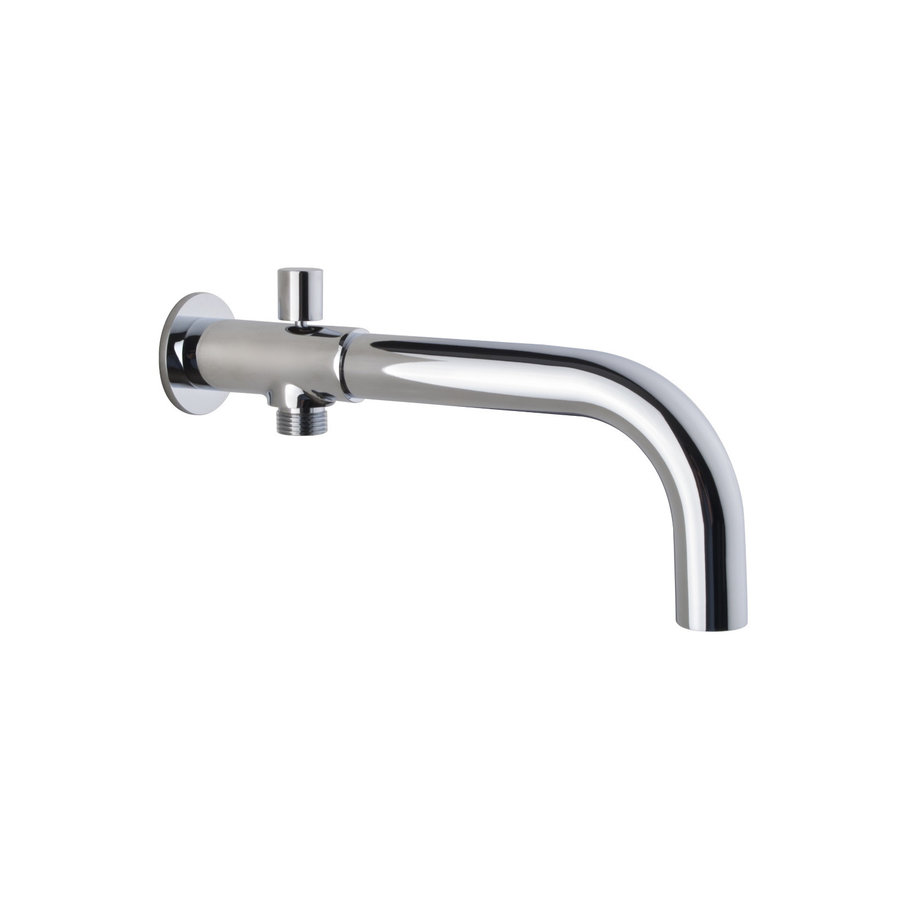 Baduitloop Boss & Wessing Inbouw Rond Met Omstel 24 cm Chroom