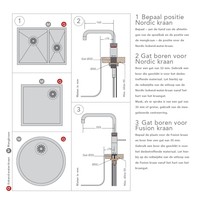 Quooker Nordic Round Twintaps met PRO3 VAQ-E Boiler RVS