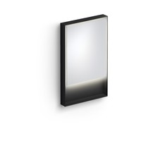 Clou Look At Me Spiegel 2700K LED-Verlichting IP44 Omlijsting In Mat Zwart 50x8x80cm