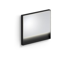 Clou Look At Me Spiegel 2700K LED-Verlichting IP44 Omlijsting In Mat Zwart 90x8x80cm