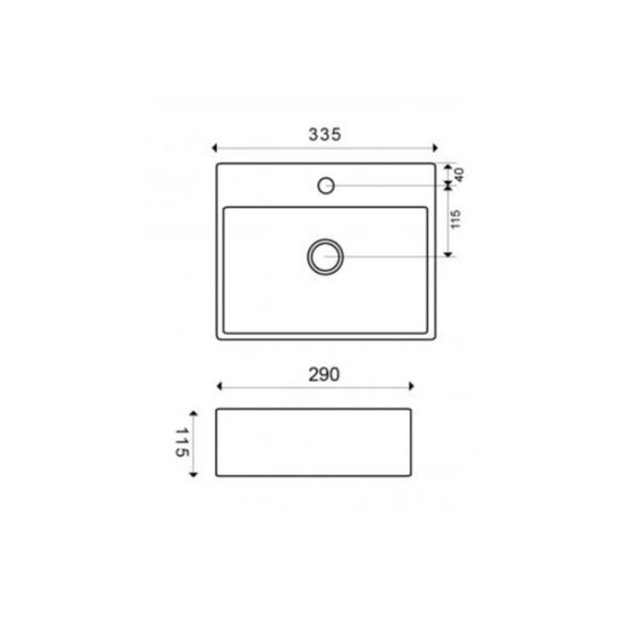 Fontein Boss & Wessing 33.5x29x11.5 cm Keramiek Quartz
