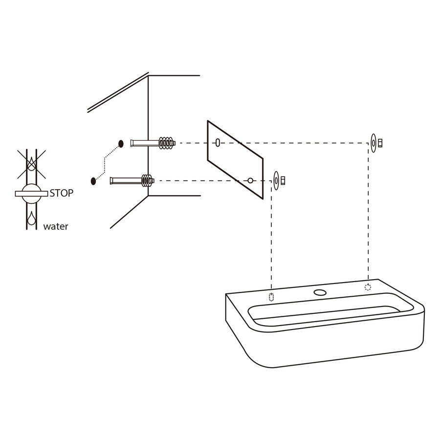 Fontein Differnz Ovale 38 cm Beton