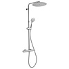 Boss & Wessing Regendouche Deluxe Round 30 cm Stortdouche met Handdouche Chroom