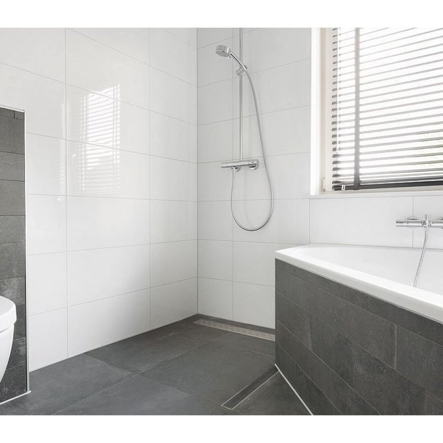 Wandtegels Profiker 30x60cm Gerectificeerd Glans Wit (Doosinhoud 1,44m²) (prijs per m2)