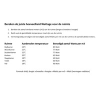 Designradiator Nile Gobi 180x50 cm Geborsteld Mat Zwart Midden-Onderaansluiting