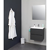 Badkamermeubel Boss & Wessing Pepper Acryl Wastafel Met Kraangat 60x55x46 cm Antraciet