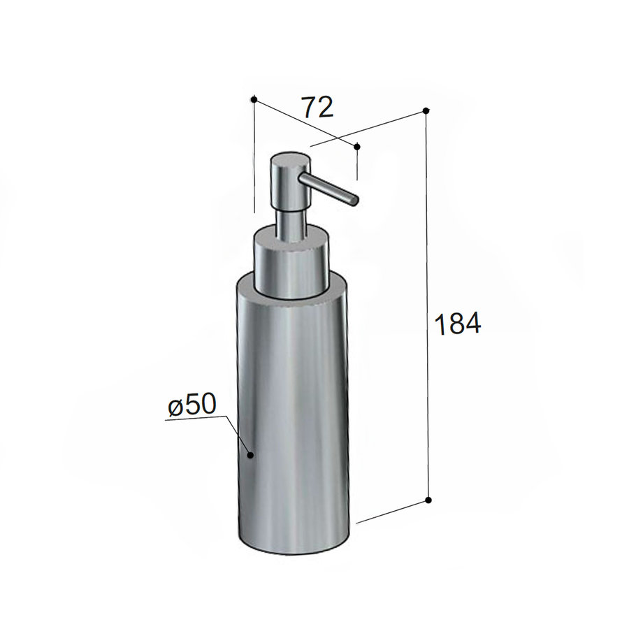 Zeepdispenser Hotbath Cobber Vrijstaand (15 Verschillende Kleuren)