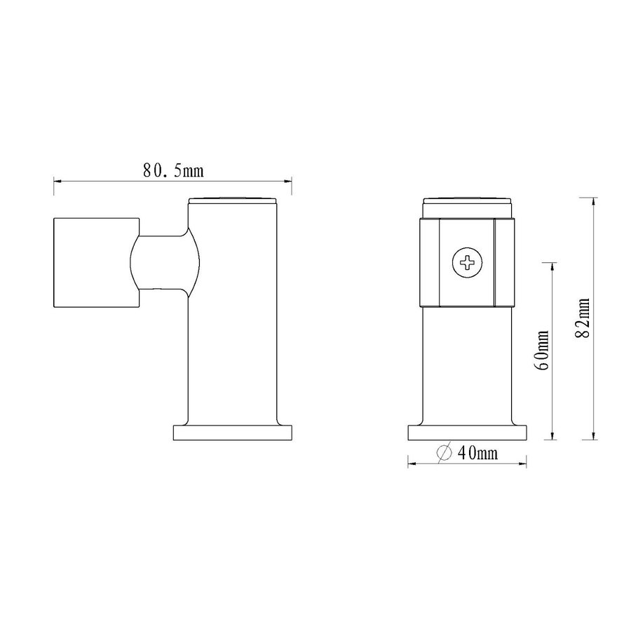 Luxe Handdouchehouder Wiesbaden Kantelbaar Geborsteld Koper