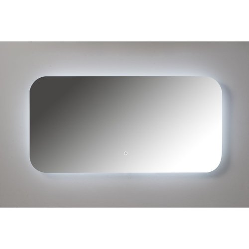 Badkamerspiegel Xenz Limone 100x50cm met Ledverlichting en Spiegelverwarming 