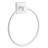 Handdoekhouder Smedbo House Ring Mat Wit