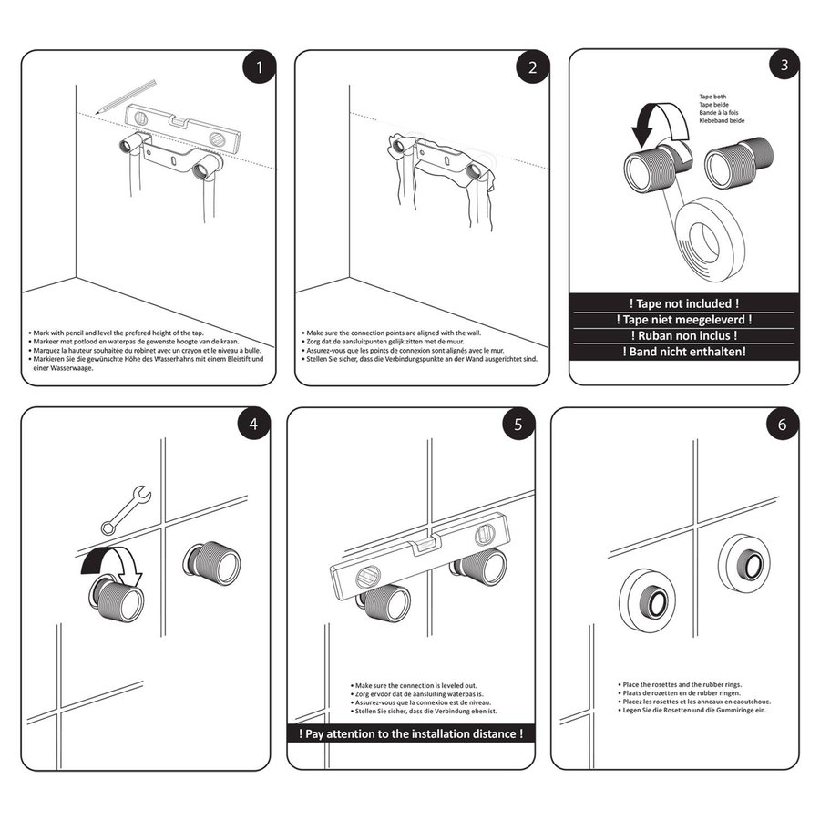 Regendouche Differnz Thermoline Vierkant 25x25 cm Stortdouche met Handdouche Mat Zwart