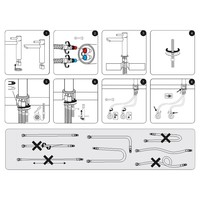 Wastafelmengkraan Differnz Recht Koper