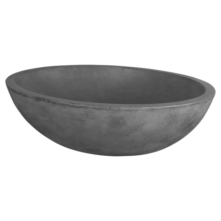 Waskom Differnz Dias 50x38x14cm Beton Donker Grijs