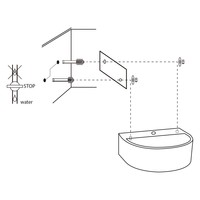 Fontein Differnz Demi 30x25x11cm Beton Donker Grijs