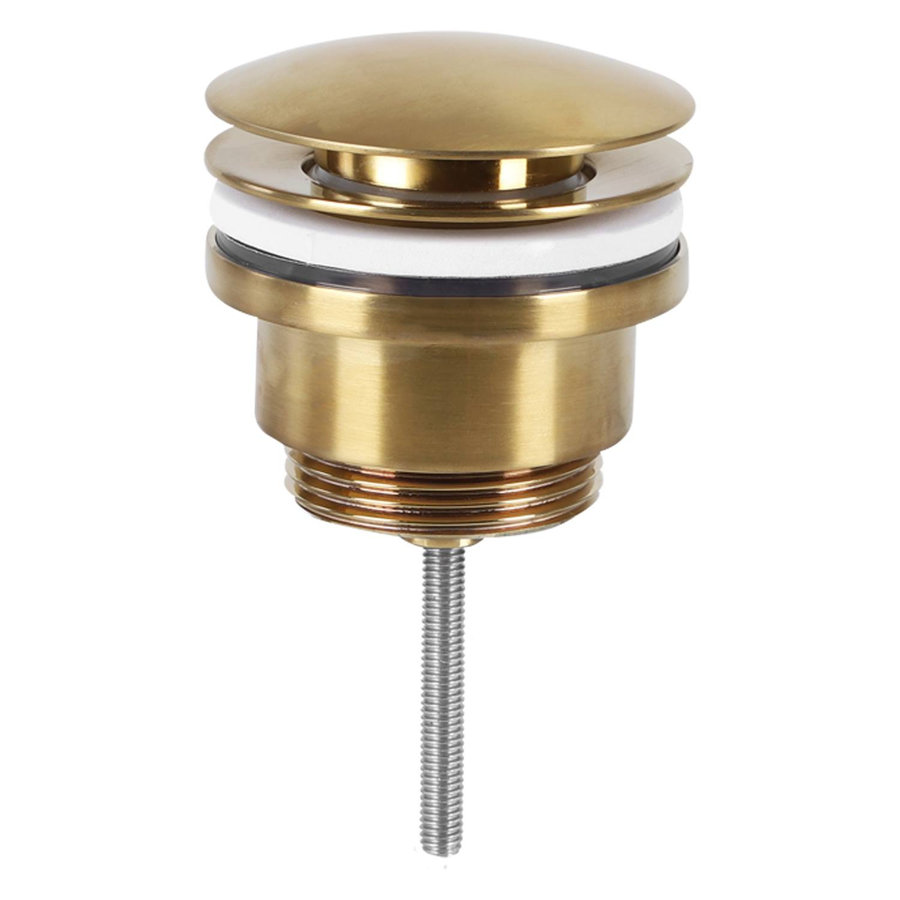 Wastafel Afvoerplug Differnz Pop Up 6c m Goud