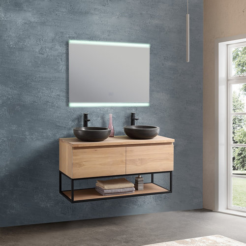 Badkamermeubel Casajoy Vermont 120x46x55cm Eiken 