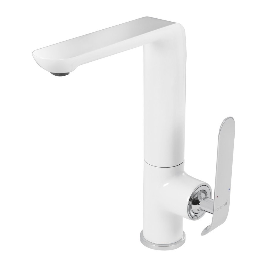 Keukenmengkraan Boss & Wessing Bloom Wit Chroom