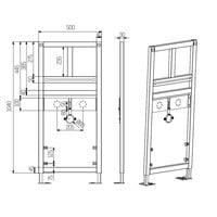 Inbouwelement Boss & Wessing Wastafel