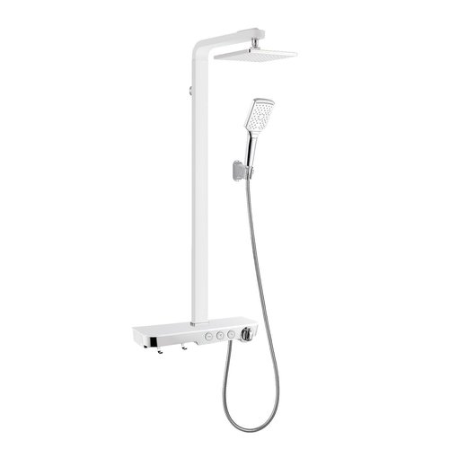 Regendouche opbouwset Boss & Wessing Bruce Met Zeeplegger Wit 