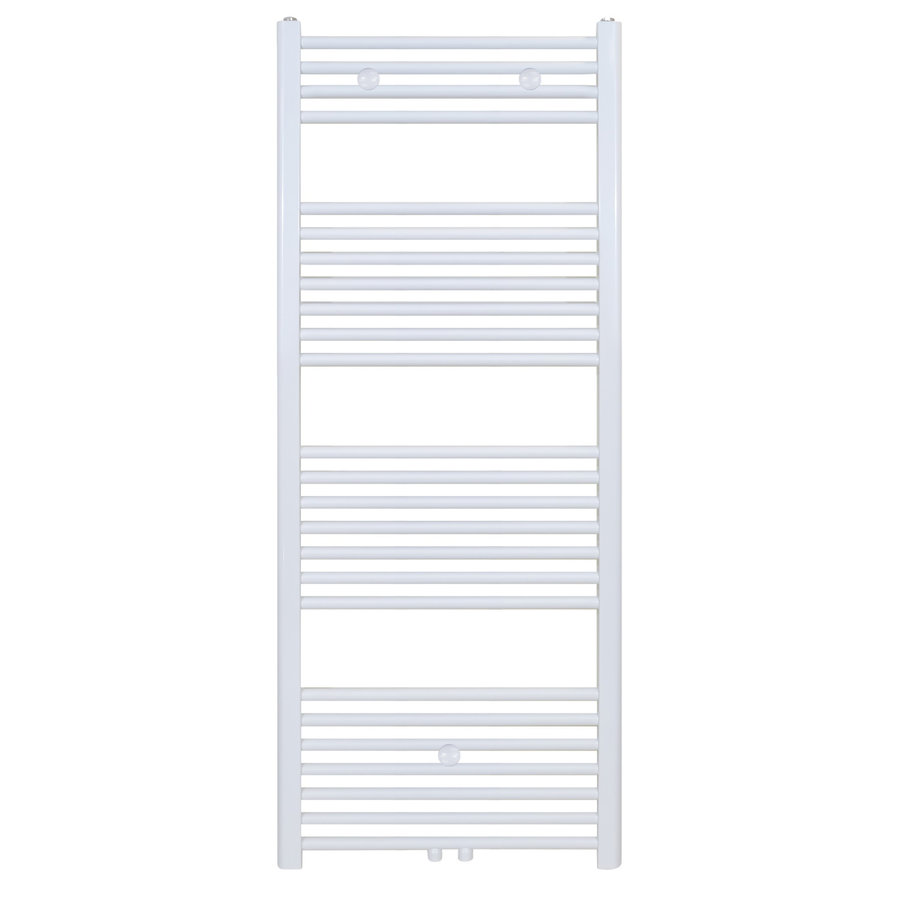 Designradiator Nile Gobi 140x40cm 556W Wit (Midden/zij-aansluiting)