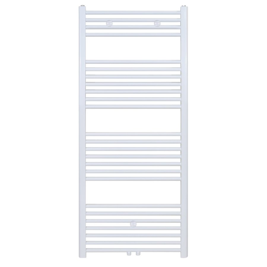 Designradiator Nile Gobi 140x50cm 655W Wit (Midden/zij-aansluiting)