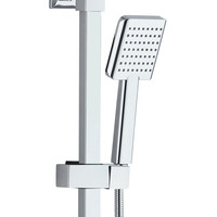 Opbouw Regendouche Set Boss & Wessing Quadro Thermostatisch Hoofddouche 22 cm Vierkant Chroom