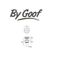 Clickwaste Keramisch tbv By Goof Mees Design Opbouw Waskom Mat Groen