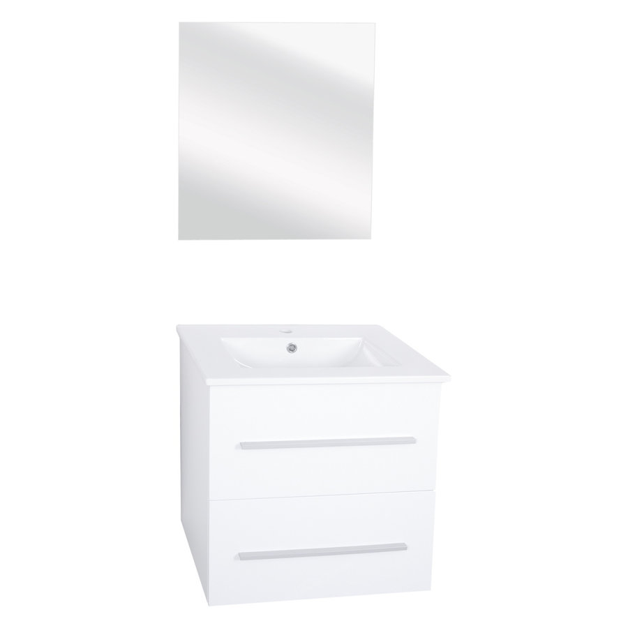 Badmeubelset Differnz Shout 59x60x45 cm Wit (Flat pack)