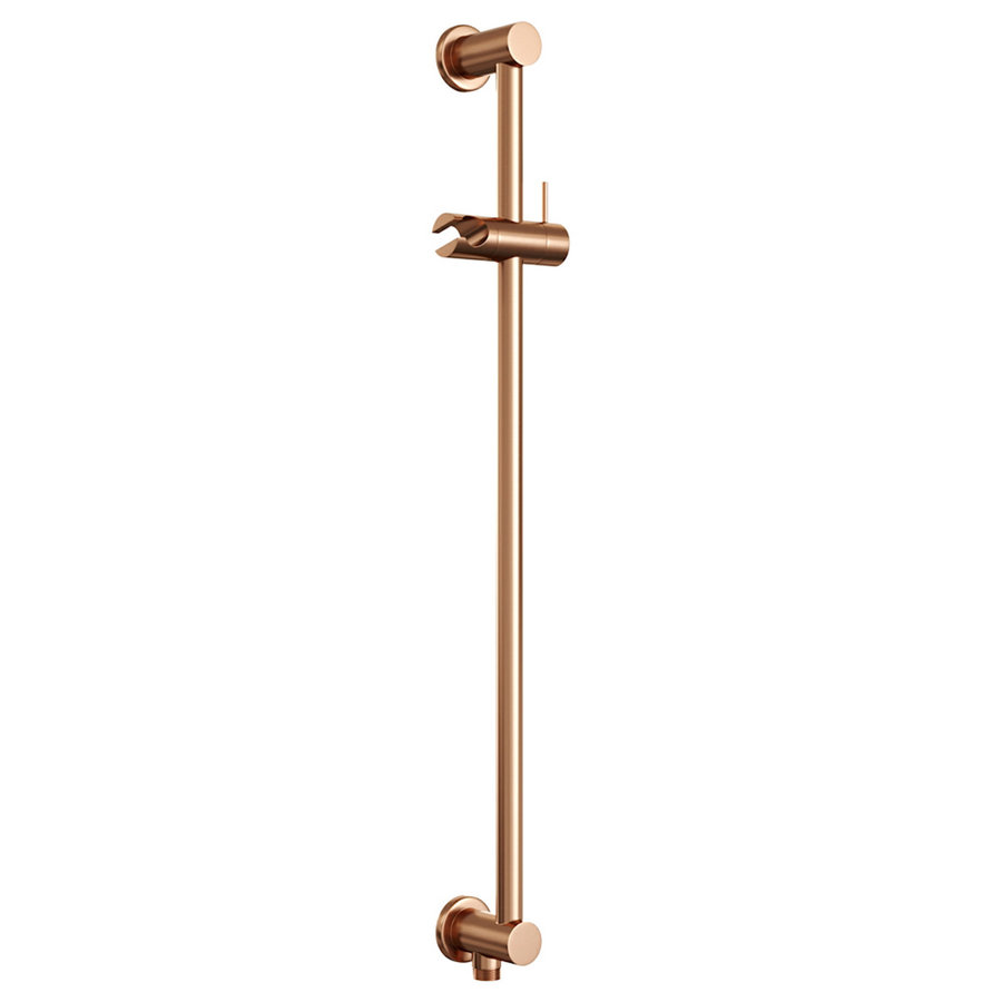 Inbouw Regendouche Set Brauer Copper Edition Wanduitloop Ronde Hoofddouche 30 cm Met Glijstang Koper