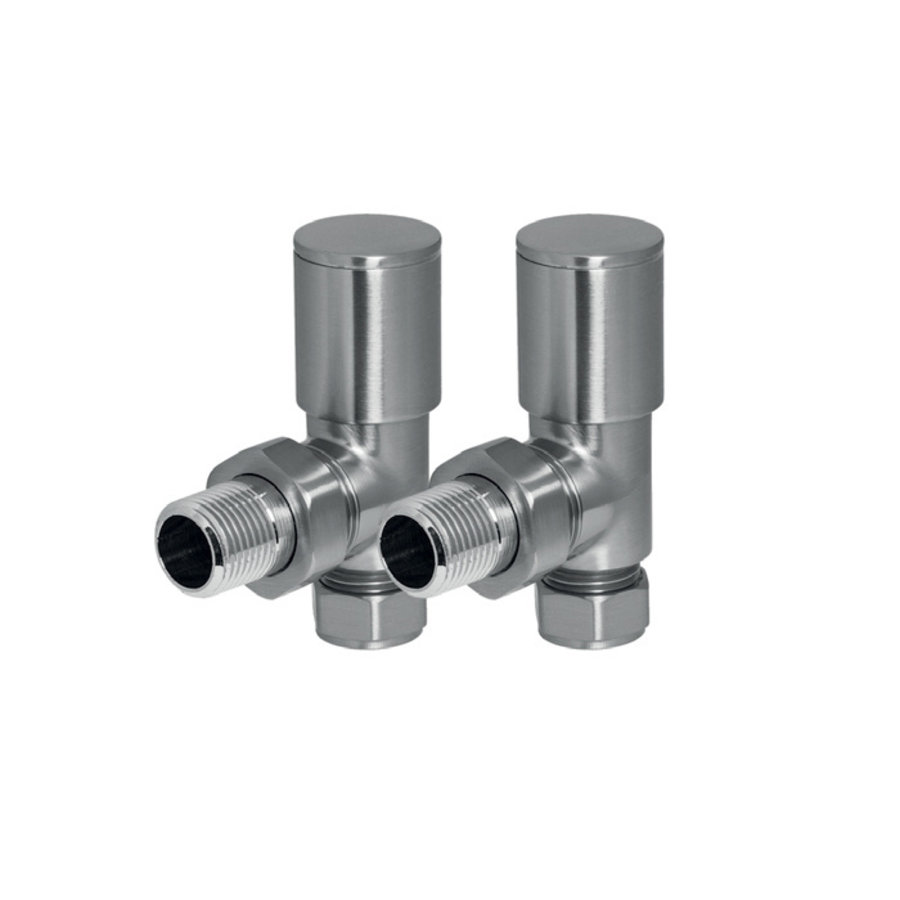 EH Design Radiator Kraantjes Haaks Gepolijst Chroom