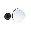 Smedbo Smedbo Vergrootspiegel Draaibaar Met Dual-LED Diamater 20 cm Messing En Acrylglas Zwart