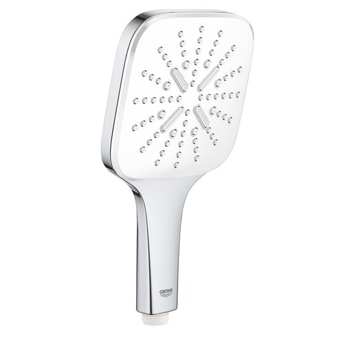 Handdouche Grohe Rainshower SmartActive 130 Cube 13cm Chroom/Wit 