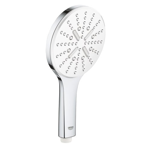 Handdouche Grohe Rainshower SmartActive 130 Rond 13cm Chroom/Wit 