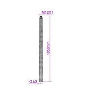 Buitendouche Aqua Splash Inclusief Handdouche RVS 316 Chroom