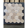 Stabigo Mozaiek Hexagon Moccacino Y 30x30 cm Marmer Licht Bruin (Prijs per 0,99 M2)