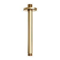Regendoucheset Inbouw Brauer Gold Edition Thermostatisch 20cm met Plafondarm, Glijstang en Handdouche 3-Standen Losse Stopkranen Geborsteld Goud