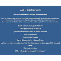 Vrijstaand Bad Best Design Earth 180x84x56 cm Solid Surface Mat Wit