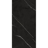 NIET MEER LEVERBAAR Vloertegel Mykonos Excelsior Black 60x120cm Glans Marmerlook Zwart (prijs per m2)