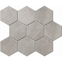 NIET MEER LEVERBAAR Hexagontegel Cristacer Umbria Grey 35.5x29.2 cm (prijs per m2)